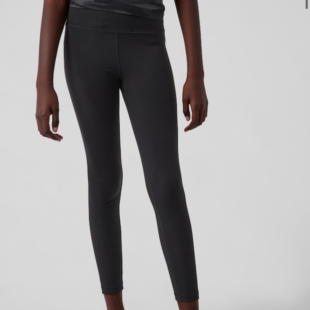 Athleta Girl High Rise Flocked Chit Chat Tight XL 14